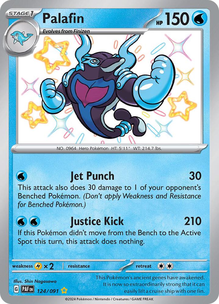 Palafin 124/091 (SV: Paldean Fates)  - Holofoil | Good Games Adelaide SA