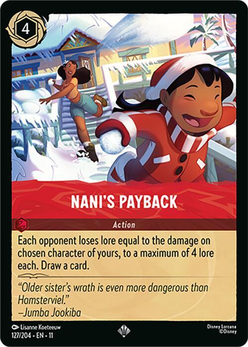 Nanis Payback 127/204 ()  - Cold Foil | Good Games Adelaide SA