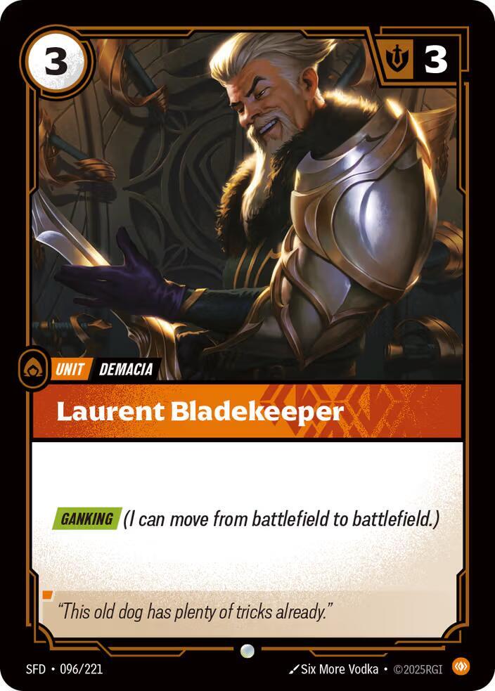 Laurent Bladekeeper 096/221 (Spiritforged)  - Foil | Good Games Adelaide SA