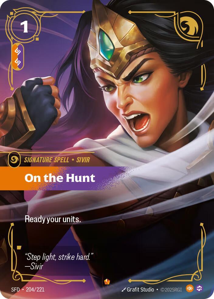 On the Hunt 204/221 (Spiritforged)  - Foil | Good Games Adelaide SA