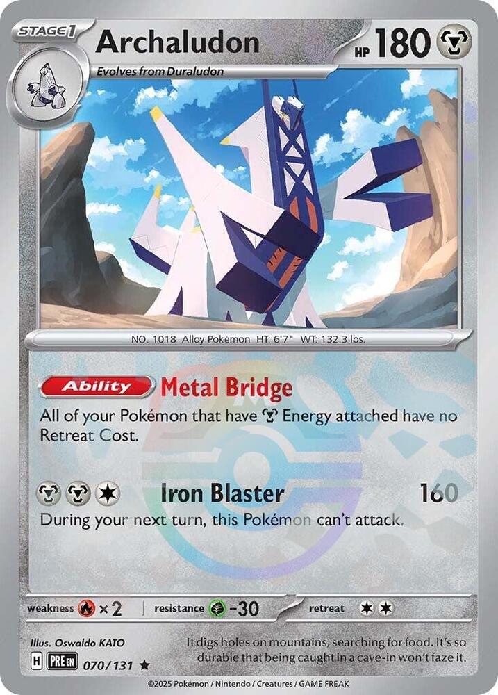 Archaludon 070/131 (SV: Prismatic Evolutions)  - Holofoil | Good Games Adelaide SA