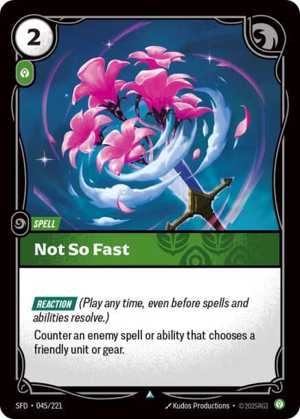 Not So Fast 45/221 (Spiritforged)  - Foil | Good Games Adelaide SA