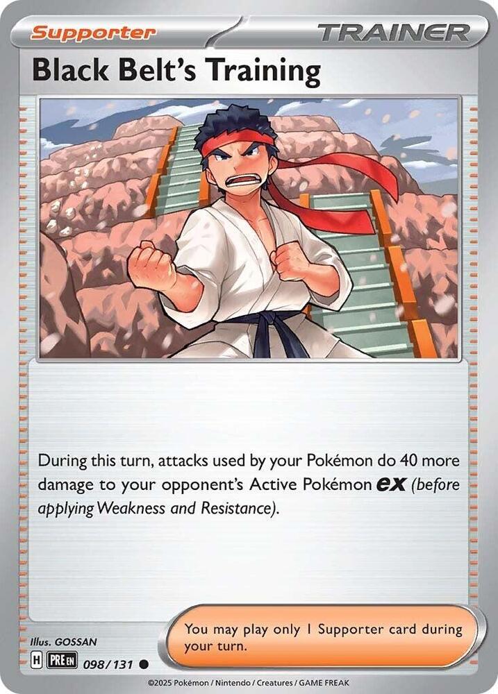 Black Belts Training 098 131 098/131 (SV: Prismatic Evolutions)  | Good Games Adelaide SA