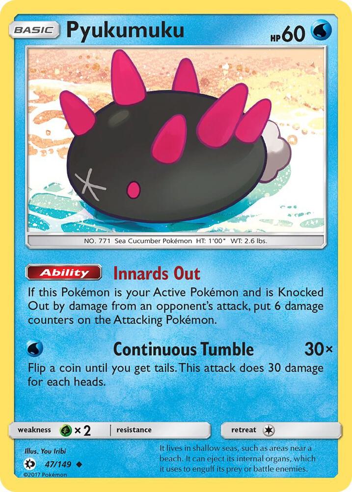 Pyukumuku 47/149 (SM Base Set)  | Good Games Adelaide SA