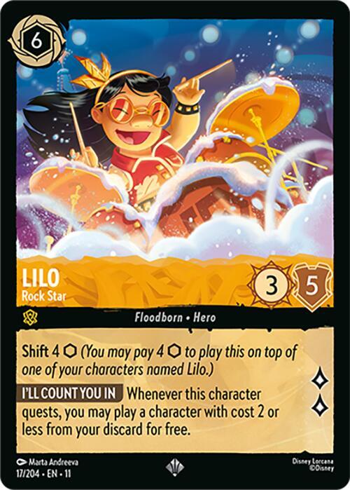 Lilo Rock Star 17/204 (Winterspell)  | Good Games Adelaide SA