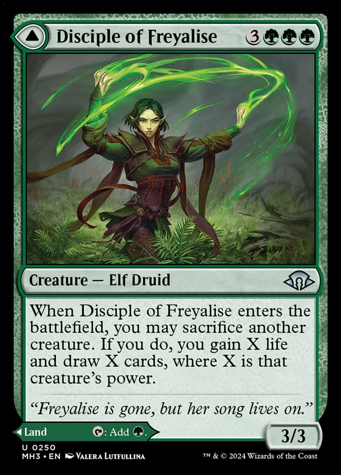 Disciple of Freyalise // Garden of Freyalise 250 (Modern Horizons 3)  - Foil | Good Games Adelaide SA