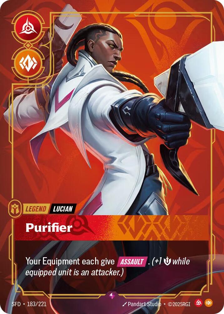 Lucian Purifier 183/221 (Spiritforged)  - Foil | Good Games Adelaide SA