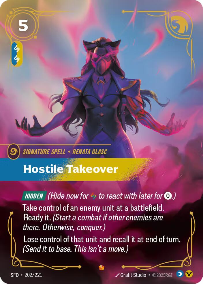 Hostile Takeover 202/221 (Spiritforged)  - Foil | Good Games Adelaide SA