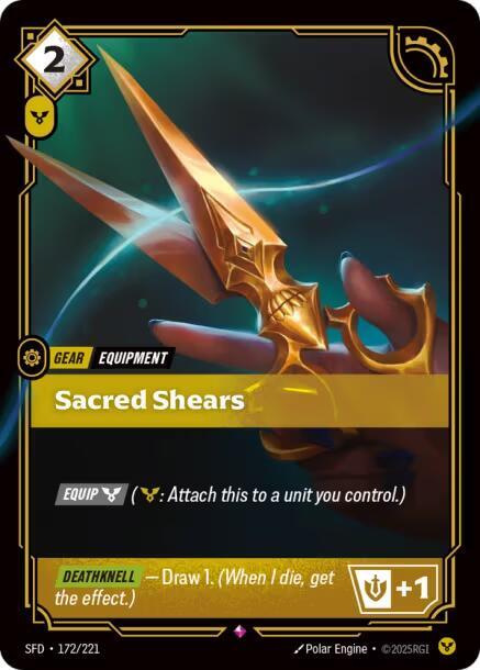 Sacred Shears 172/221 (Spiritforged)  - Foil | Good Games Adelaide SA