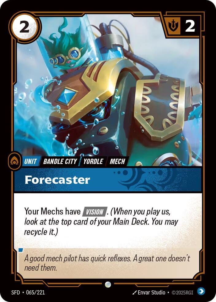 Forecaster 065/221 (Spiritforged)  - Foil | Good Games Adelaide SA