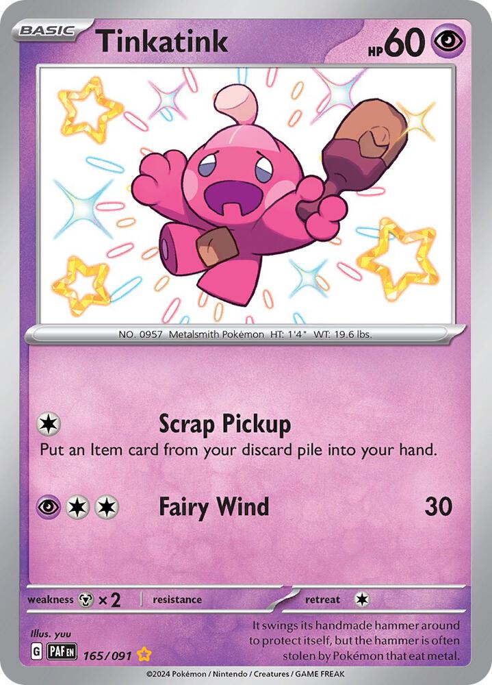 Tinkatink 165/091 (SV: Paldean Fates)  - Holofoil | Good Games Adelaide SA
