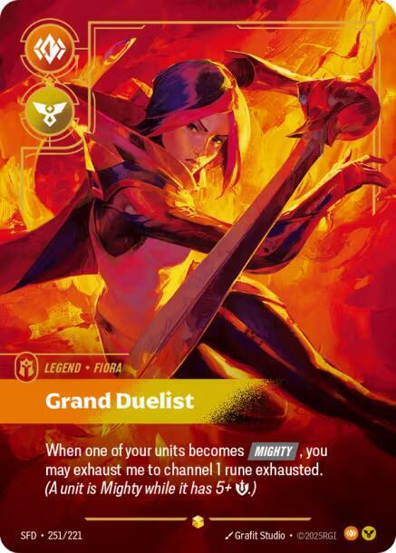 Fiora - Grand Duelist 251/221 (Spiritforged)  - Foil | Good Games Adelaide SA