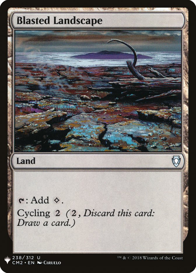 Blasted Landscape 238 (The List Reprints)  | Good Games Adelaide SA