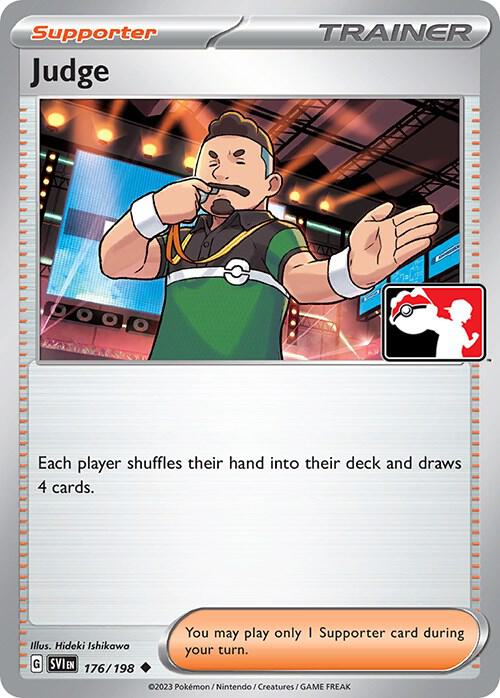 Judge Series 4/5 176/198 (Prize Pack Series Cards)  - Holofoil | Good Games Adelaide SA