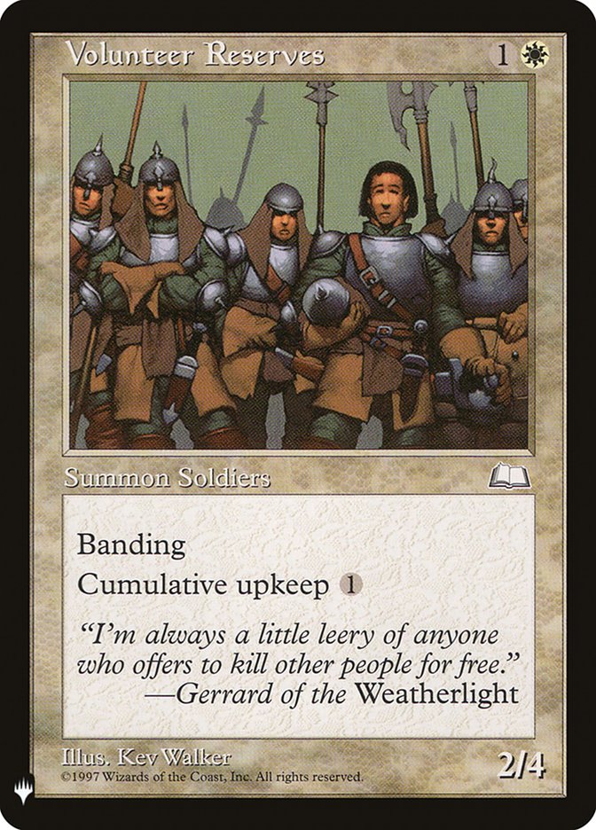 Volunteer Reserves 29 (The List Reprints)  | Good Games Adelaide SA