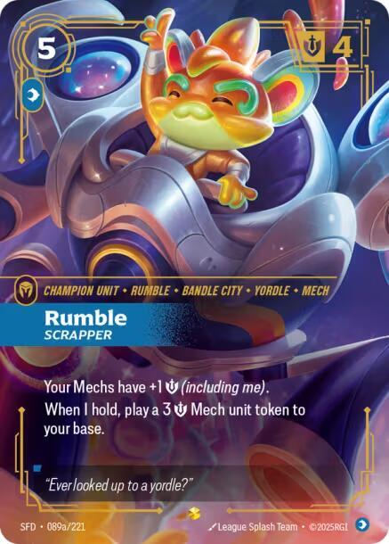 Rumble - Scrapper 089a/221 (Spiritforged)  - Foil | Good Games Adelaide SA