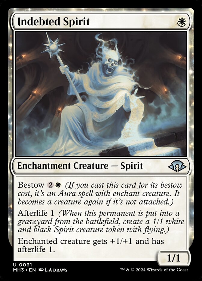 Indebted Spirit 31 (Modern Horizons 3)  - Foil | Good Games Adelaide SA