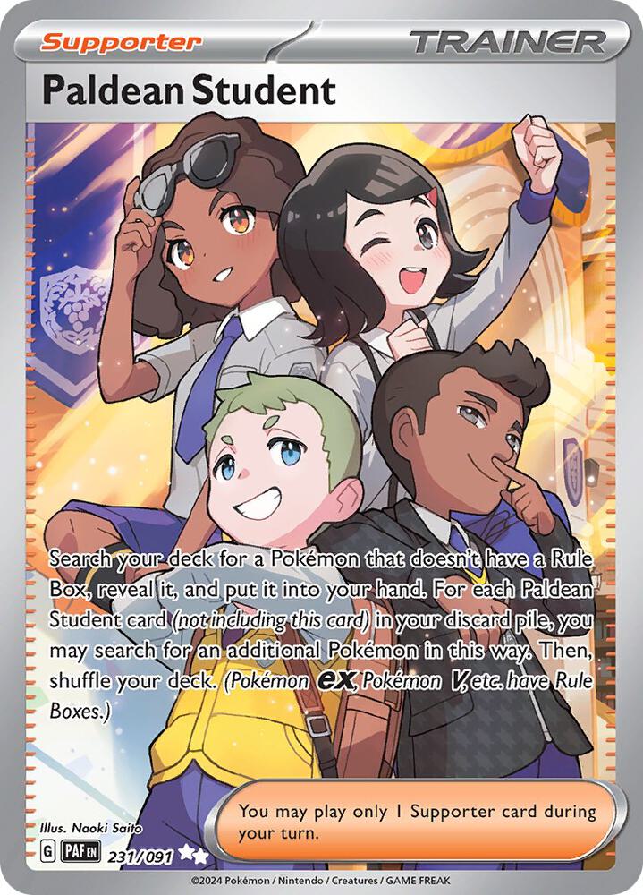 Paldean Student 231/091 (SV: Paldean Fates)  - Holofoil | Good Games Adelaide SA