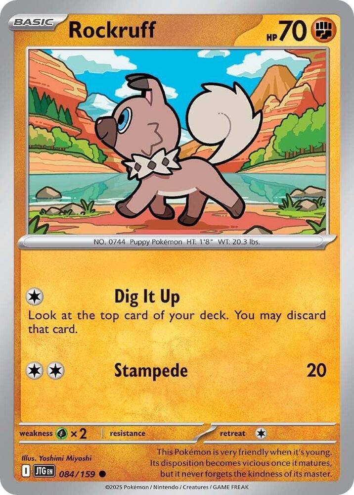 Rockruff 084/159 (SV09: Journey Together)  | Good Games Adelaide SA