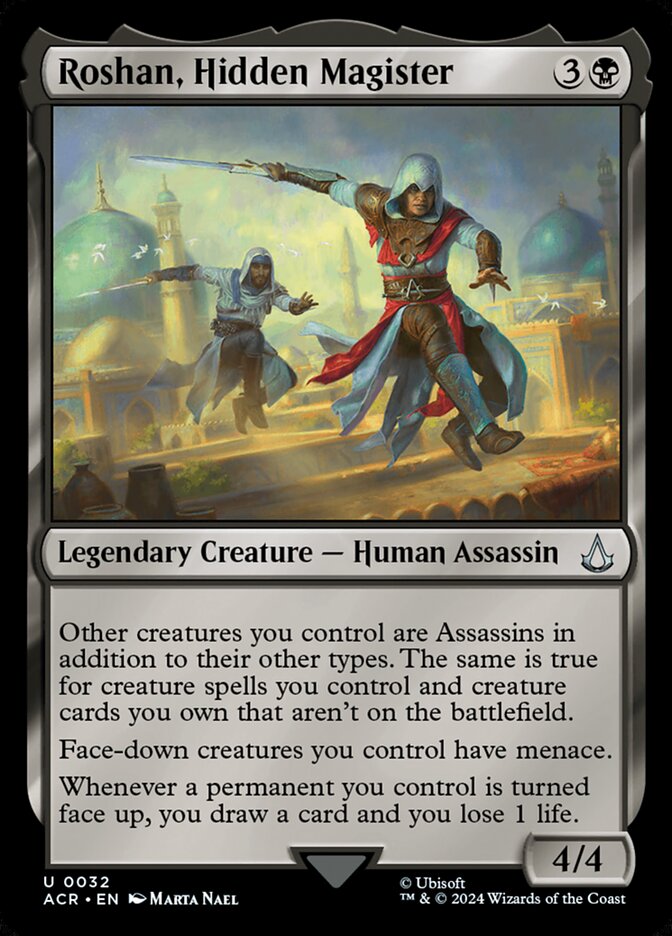 Roshan, Hidden Magister 32 (Universes Beyond: Assassin's Creed)  - Foil | Good Games Adelaide SA