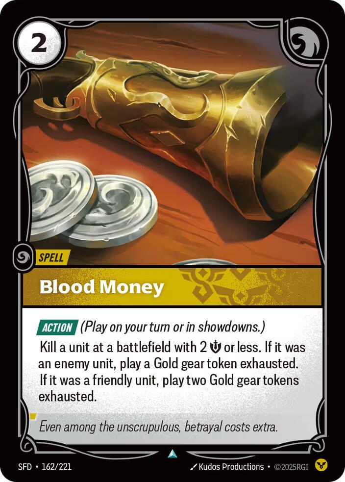 Blood Money 162/221 (Spiritforged)  | Good Games Adelaide SA