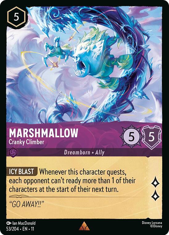 Marshmallow Cranky Climber 53/204 (Winterspell)  | Good Games Adelaide SA