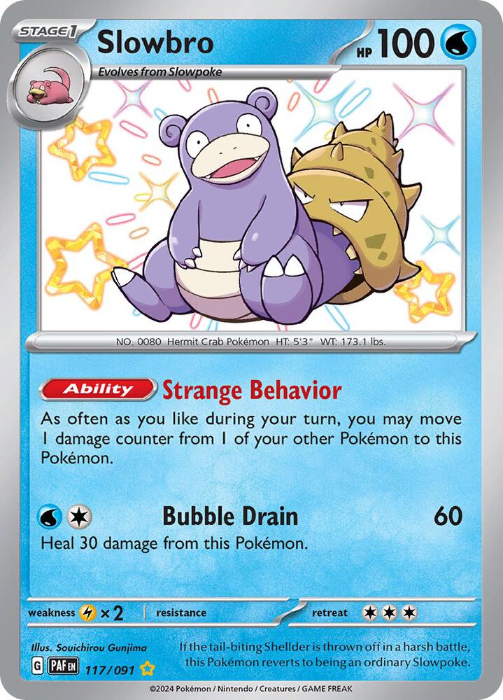 Slowbro 117/091 (SV: Paldean Fates)  - Holofoil | Good Games Adelaide SA