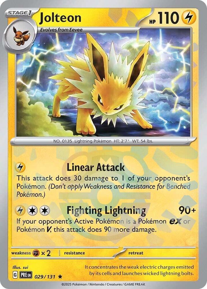 Jolteon 029/131 (SV: Prismatic Evolutions)  - Holofoil | Good Games Adelaide SA
