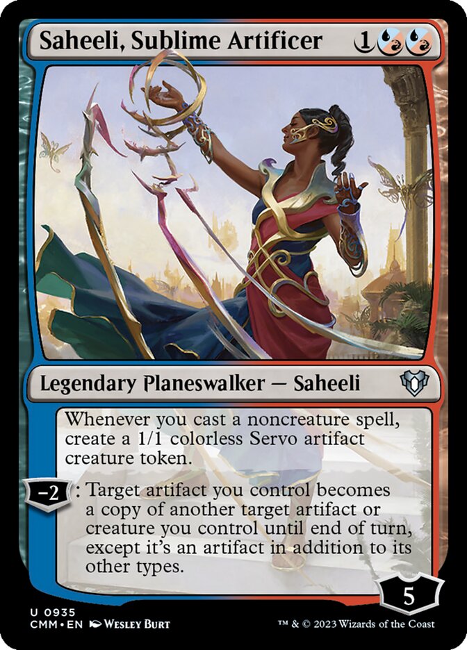 Saheeli, Sublime Artificer 935 (Commander Masters)  | Good Games Adelaide SA