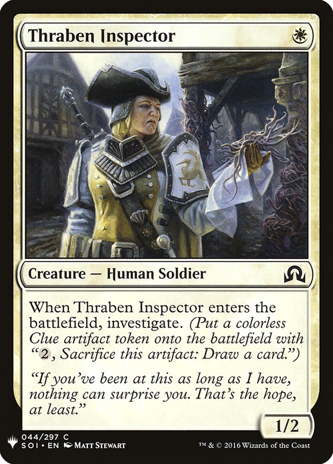 Thraben Inspector 44 (The List Reprints)  | Good Games Adelaide SA