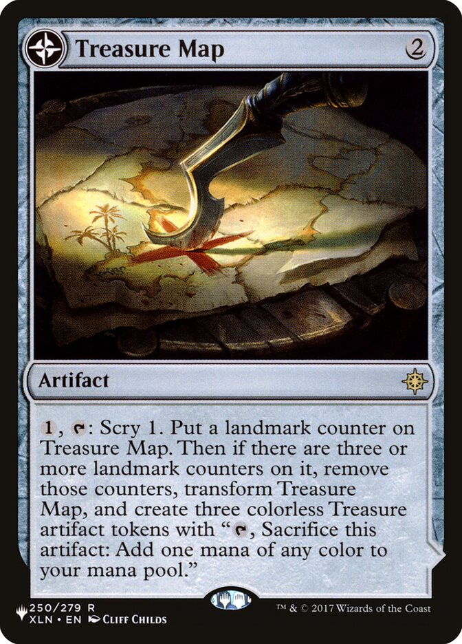 Treasure Map // Treasure Cove 250 (The List Reprints)  | Good Games Adelaide SA