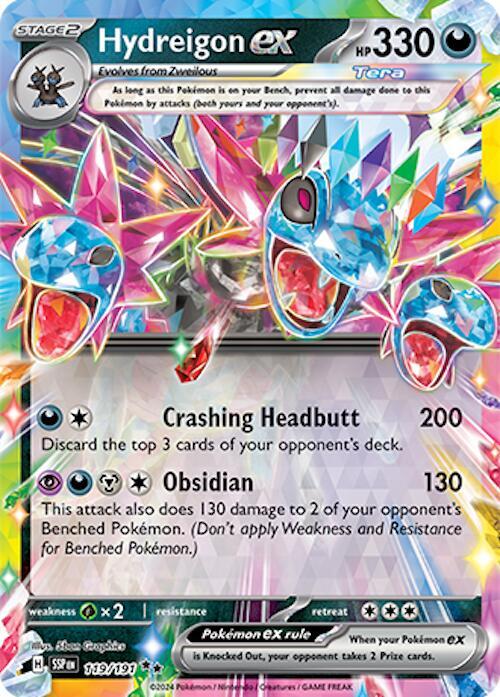 Hydreigon ex 119/191 (SV08: Surging Sparks)  - Holofoil | Good Games Adelaide SA