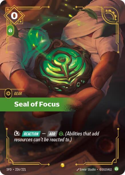 Seal of Focus 226/221 (Spiritforged)  - Foil | Good Games Adelaide SA