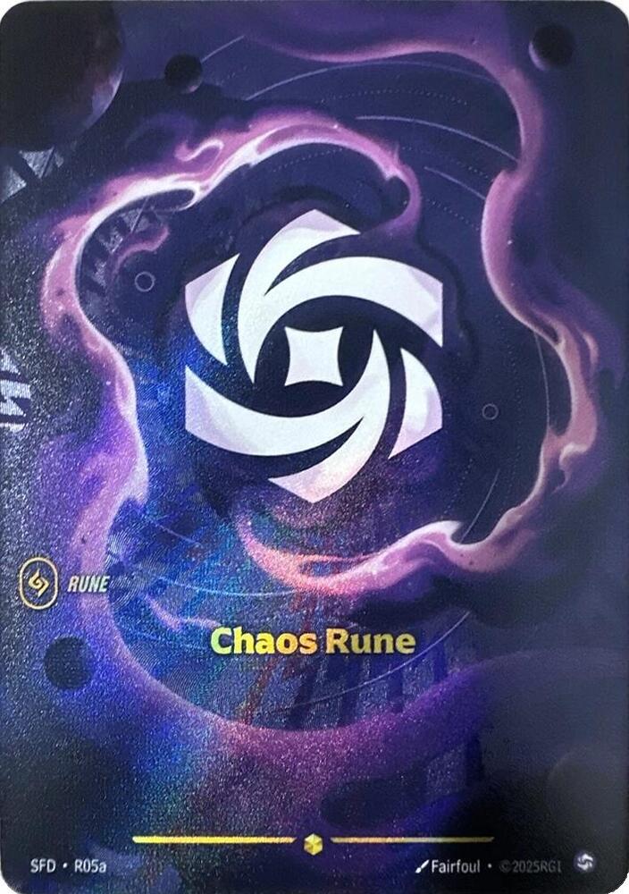 Chaos Rune Alternate Art R05a (Spiritforged)  - Foil | Good Games Adelaide SA