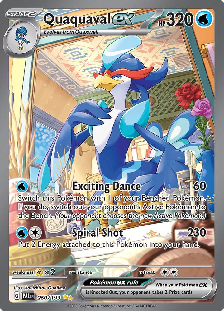 Quaquaval ex 260/193 (SV02: Paldea Evolved)  - Holofoil | Good Games Adelaide SA