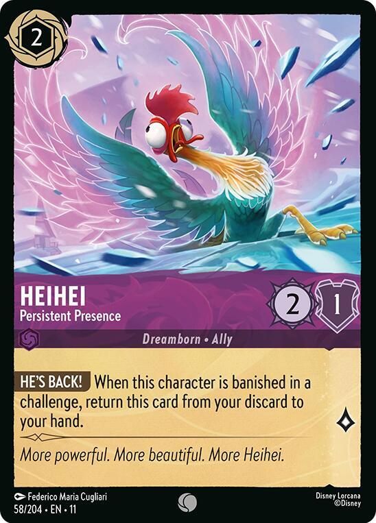 HeiHei Persistent Presence 58/204 (Winterspell)  | Good Games Adelaide SA