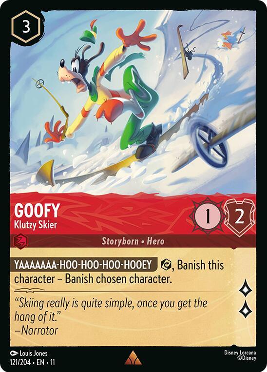 Goofy Klutzy Skier 121/204 (Winterspell)  - Cold Foil | Good Games Adelaide SA