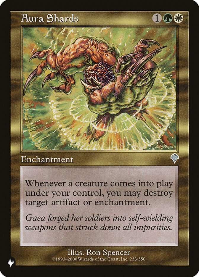Aura Shards INV 233/350 (The List Reprints)  | Good Games Adelaide SA