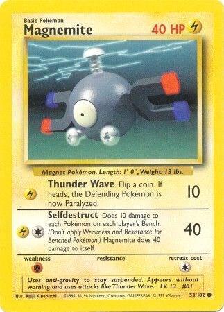 Magnemite 053/102 (Base Set)  | Good Games Adelaide SA