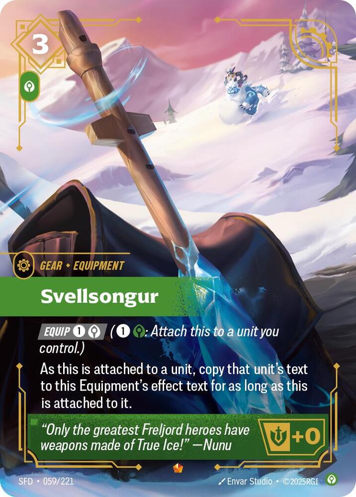 Svellsongur 59/221 (Spiritforged)  - Foil | Good Games Adelaide SA