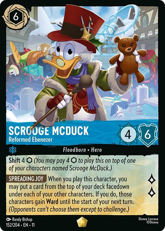 Scrooge McDuck Reformed Ebenezer 152/204 (Winterspell)  | Good Games Adelaide SA