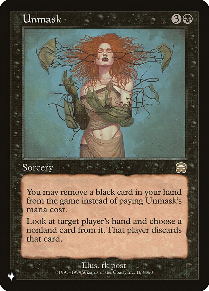 Unmask 168/350 (The List Reprints)  | Good Games Adelaide SA