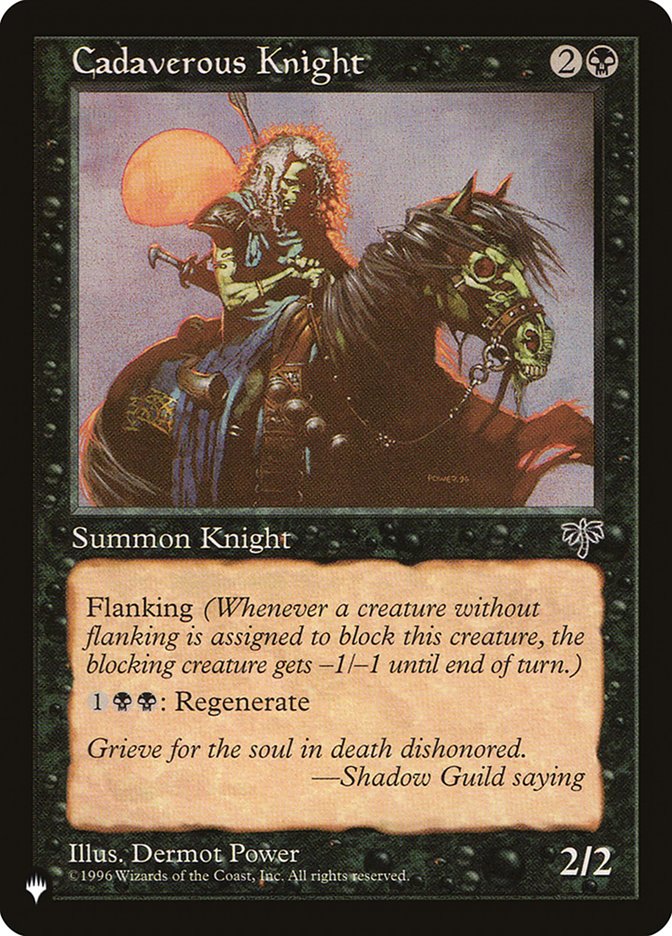 Cadaverous Knight  (The List Reprints)  | Good Games Adelaide SA