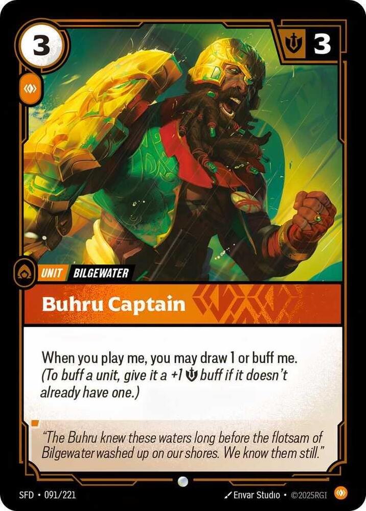 Buhru Captain 091/221 (Spiritforged)  | Good Games Adelaide SA