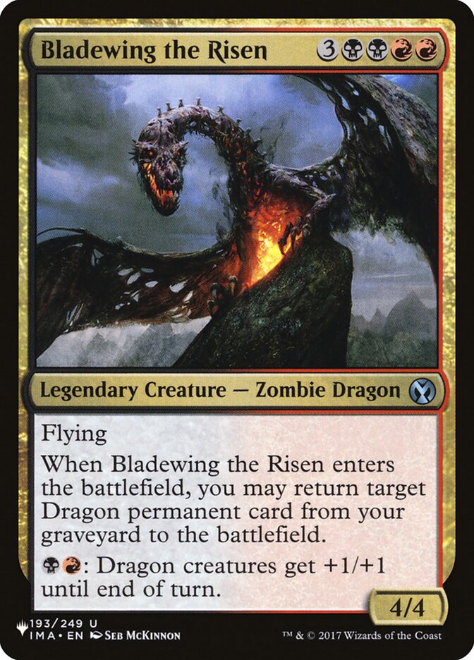 Bladewing the Risen 193 (The List Reprints)  | Good Games Adelaide SA