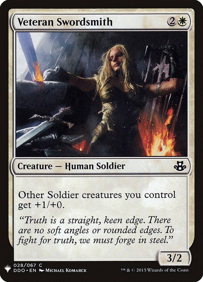 Veteran Swordsmith 28 (The List Reprints)  | Good Games Adelaide SA