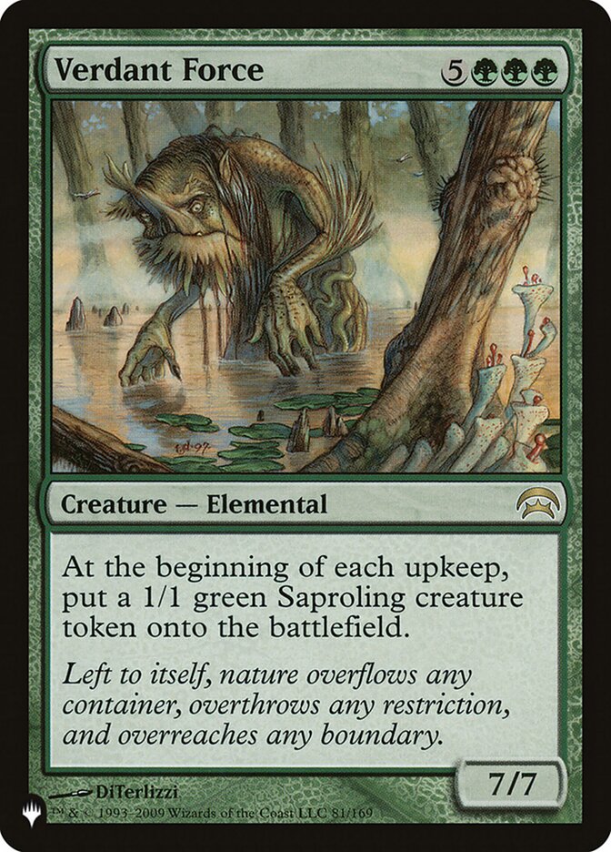 Verdant Force 81/169 (The List Reprints)  | Good Games Adelaide SA