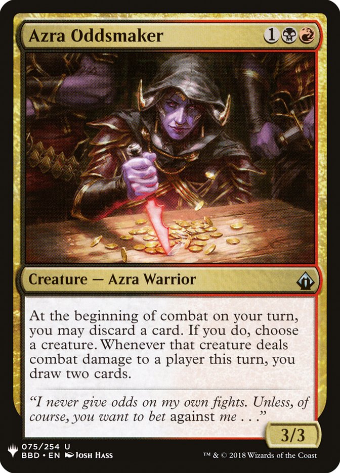 Azra Oddsmaker 75 (The List Reprints)  | Good Games Adelaide SA