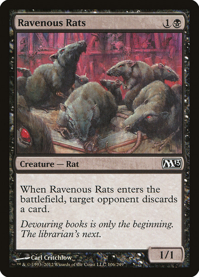 Ravenous Rats 106 (Magic 2013 (M13))  - Foil | Good Games Adelaide SA