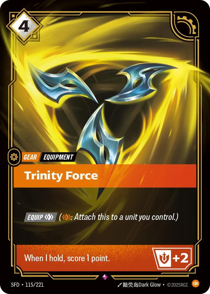 Trinity Force 115/221 (Spiritforged)  - Foil | Good Games Adelaide SA